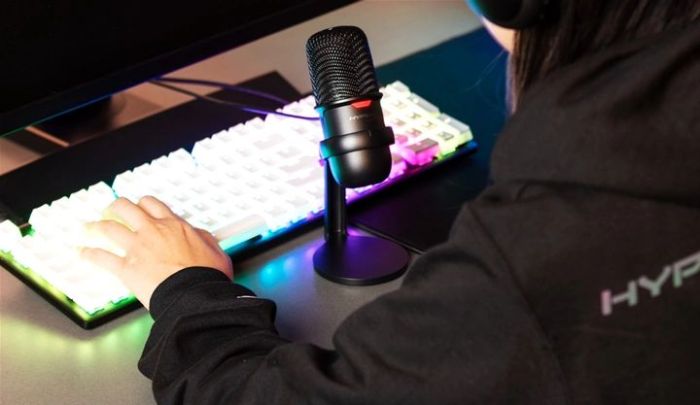Мікрофон геймінговий HyperX SoloCast, Bi, USB-A, 2м, NGenuity, чорний