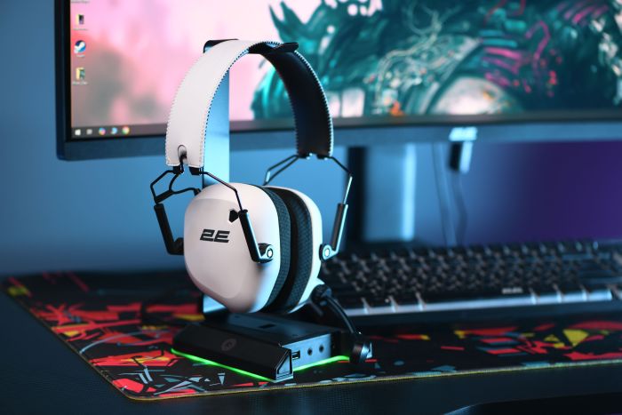 Гарнітура ігрова 2E GAMING HG365, BT/WL, білий