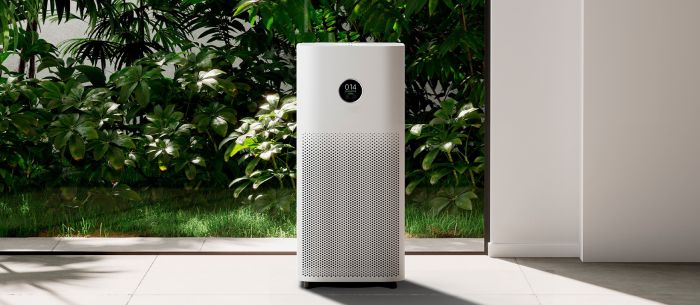Очиститель воздуха Xiaomi Smart Air Purifier 4, 48м2, 400м3/час, HEPA +угольный фильтр, ионизатор, дисплей, белый