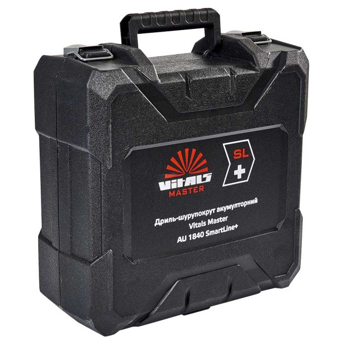 Кейс для дриля-шурупокрута акумуляторного Vitals Master AU 1840 SmartLine+ 27х28х12.5см пластик
