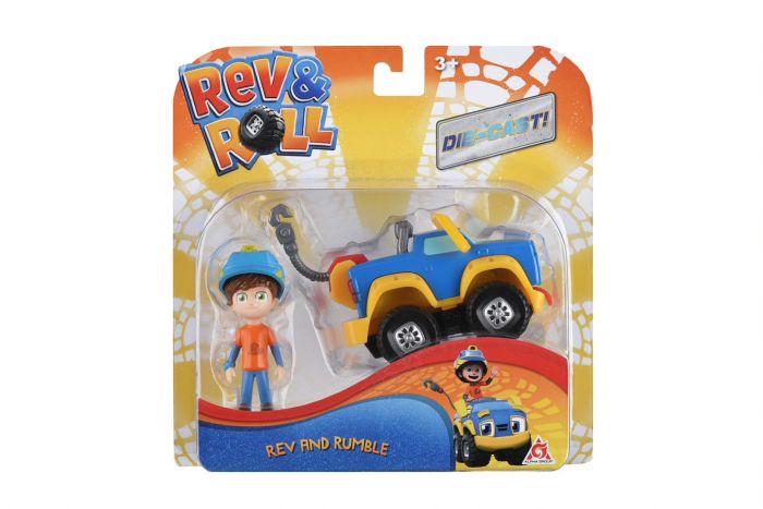 Игровой набор Rev&Roll DieCast Рев и Рамбл