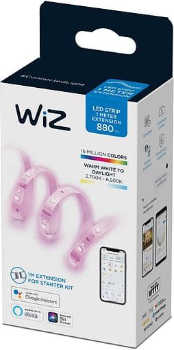 Удлинитель для ленты 929002524801 WiZ LEDStrip, 800Lm, 2700-6500k, RGB, 1 метр, Wi-Fi