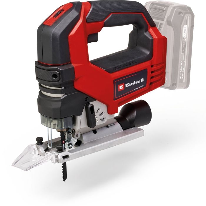 Лобзик Einhell TP-JS 18/135 Li BL - Solo аккумуляторный, PXC 18В, 3500об•мин, бесщеточный, плавный пуск, ход 26 мм, 2.2 кг (без АКБ и ЗУ)