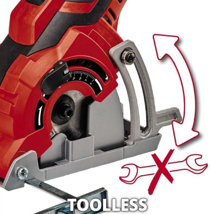 Пила дискова Einhell TC-CS 89 600Вт 89х10мм 1.98кг