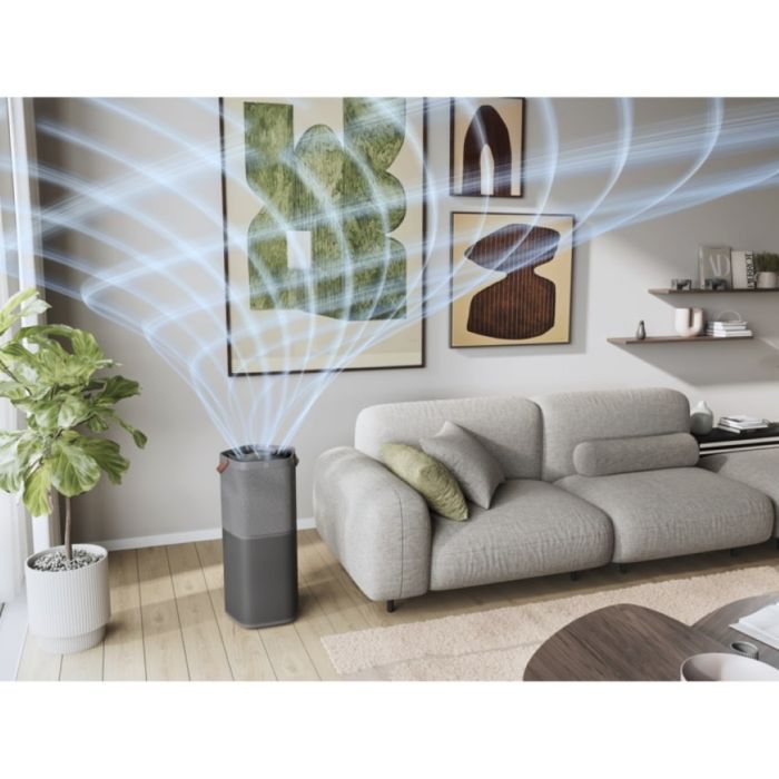 Очиститель воздуха Electrolux, 145м2, 700м3/час, дисплей, 5-слойный HEPA фильтр, Wi-Fi, 9 режимов, серый