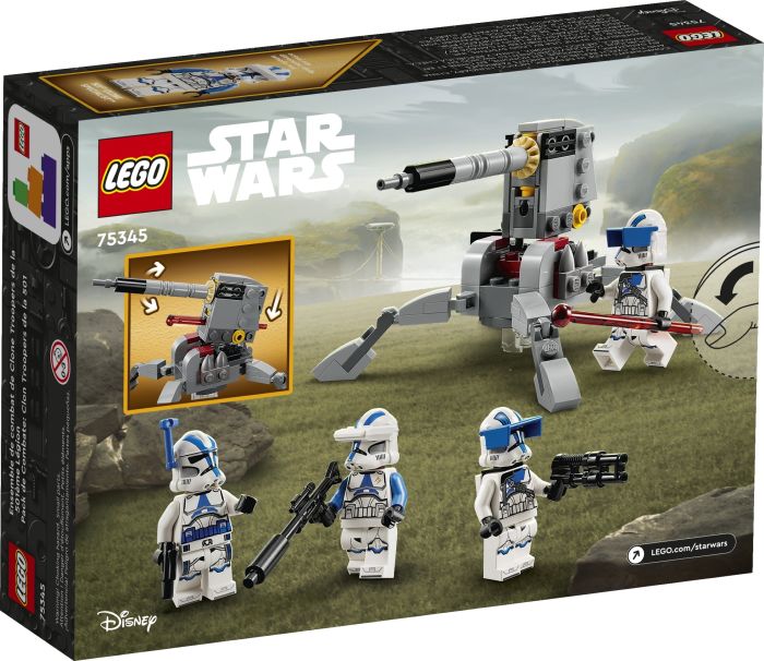 Конструктор LEGO Star Wars™ Боевой отряд бойцов-клонов 501-го легиона