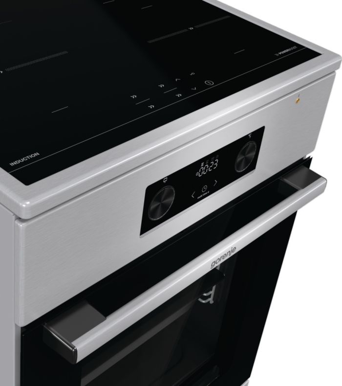 Плита Gorenje електрична індукційна, 70л, 50x60см, дисплей, IconLed, нерж