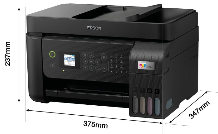 МФУ ink color A4 Epson EcoTank L5290 33_15 ppm Fax ADF USB Ethernet Wi-Fi 4 inks