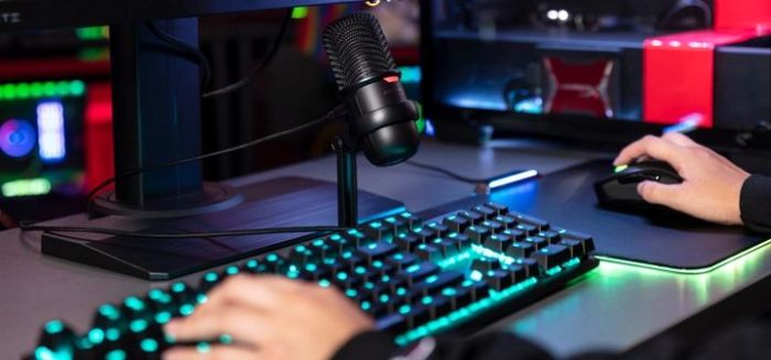 Мікрофон геймінговий HyperX SoloCast, Bi, USB-A, 2м, NGenuity, чорний