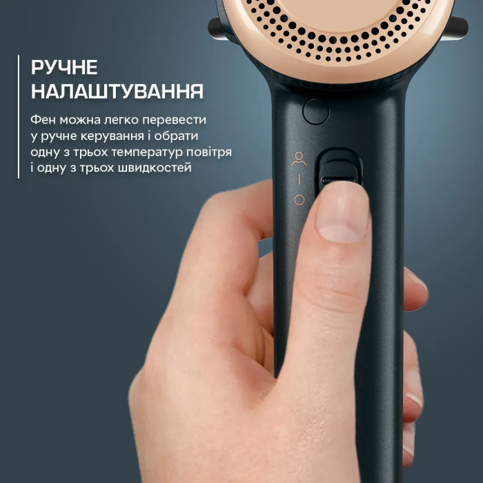 Фен Rowenta aestria For you, 1800Вт, режимов-3, дифузор, иониз-я, хол. обдув, синий