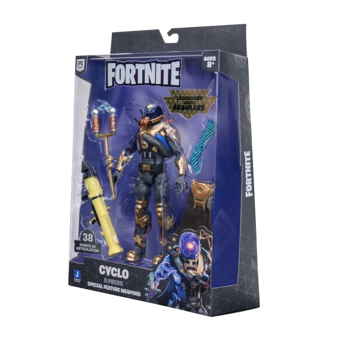 Колекційна фігурка Fortnite Legendary Series Oversized Figure Cyclo, 18см