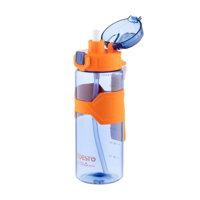 Пляшка для води Ardesto Fitness 800мл, пластик, синій