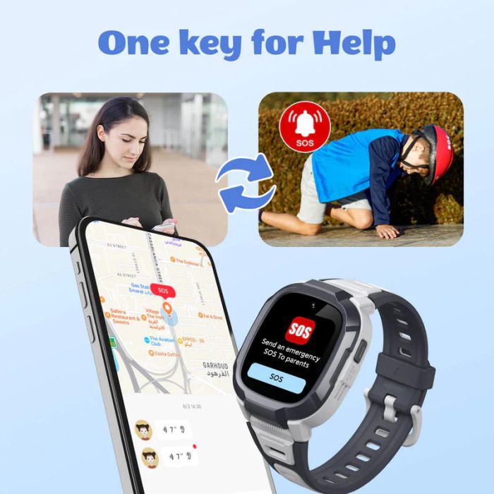Детские часы-телефон Mibro P6, 1.4", 240x280, GPS, 2MP, 900 мА·ч, 2 ATM, синий