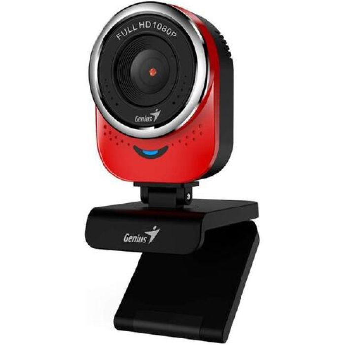 Вебкамера Genius Qcam-6000, FullHD, 30fps, manual focus, красный