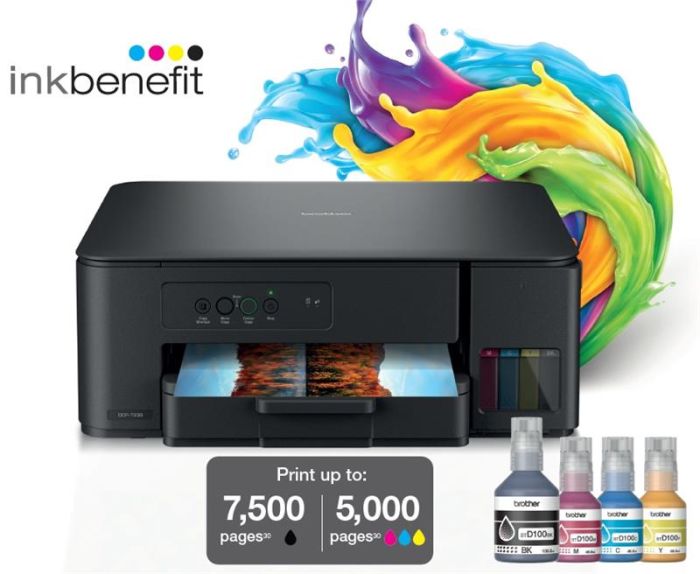 МФУ ink color А4 Brother DCP-T230 16_9 ppm USB 4 inks