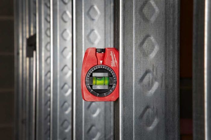Уровень Milwaukee MiniBox, 7.8см, 1 капсула, 360° магнитный, алюминиевый корпус