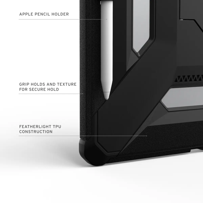 Чехол UAG для iPad Air 13" (Gen 3, 2026), Scout+, Black