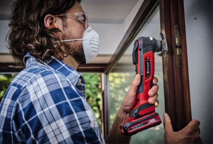Багатофункціональний інструмент акумуляторний Einhell Professional TP-MG 18 Li BL - Solo PXC 18В 11000-20000кол/хв кут коливань 3.2° 1.08кг без АКБ та ЗП
