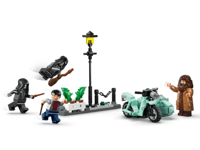 Конструктор LEGO Harry Potter Геґрід і Гаррі: Втеча з Тисової вулиці