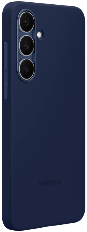 Чехол Samsung для Galaxy S25 FE (S731), Silicone case, синий темный