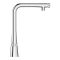 Змішувач для кухні Grohe Scala Smart Control, довж.виливу - 318мм, поворотний/витяжний, кнопка/обертова рукоять, хром