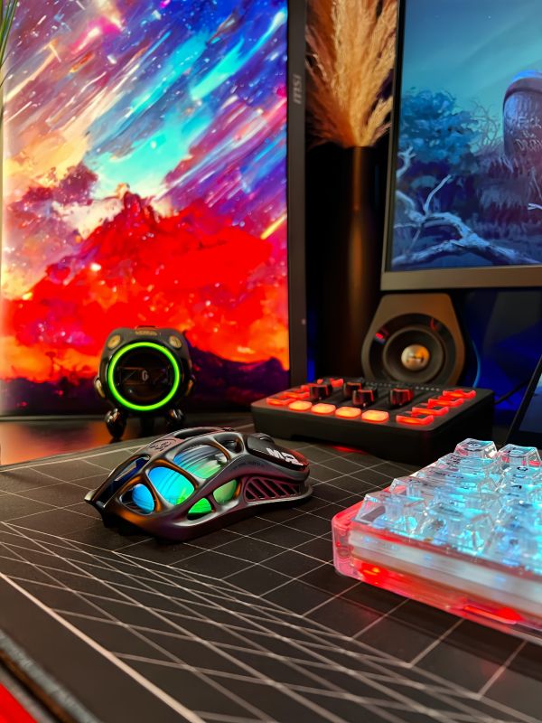 Миша GravaStar Mercury M2, BT/WL/USB-A, RGB, чорний