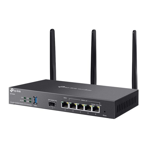 Мультисервісний Маршрутизатор TP-LINK  AX3000 4xGE LAN/WAN, 1xGE WAN, 1xSFP, 1xUSB3.0 TP-Link ER706W