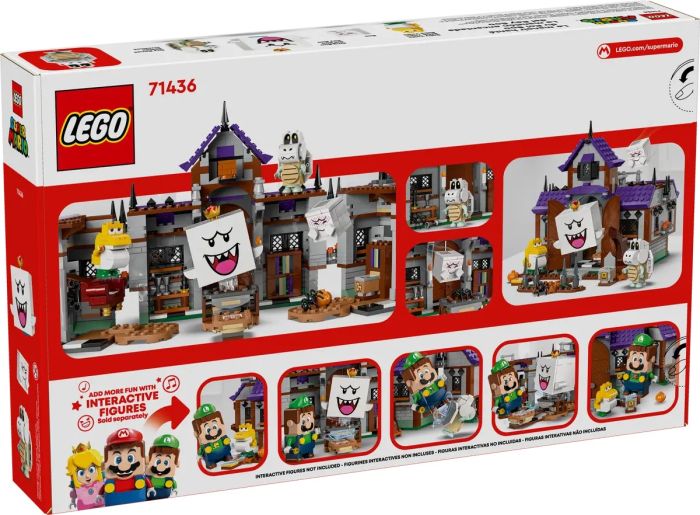 Конструктор LEGO Super Mario Усадьба с приведениями Бу-короля
