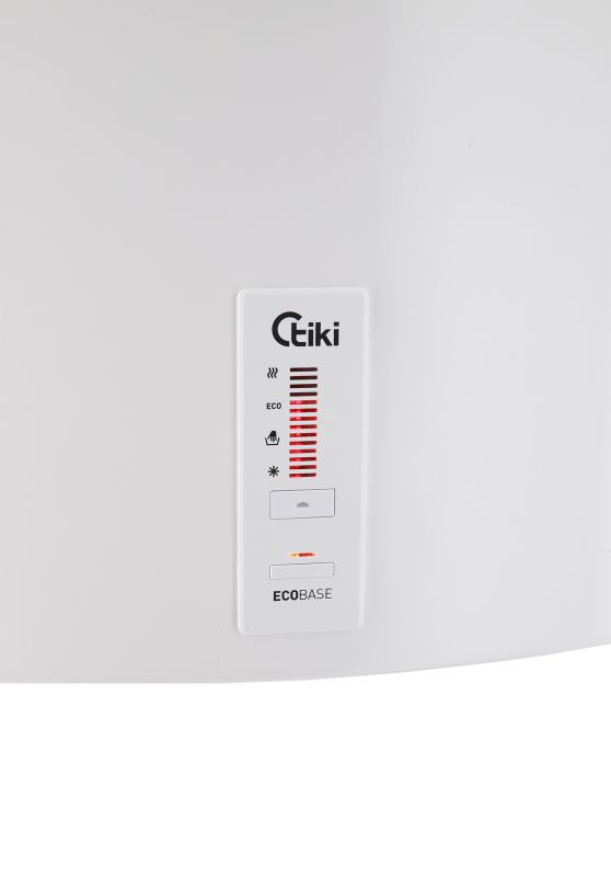 Водонагрівач електр. TIKI слім SuprSD, 100л, 2кВт, сухий тен, електр. кер-ння, C, білий, 700091