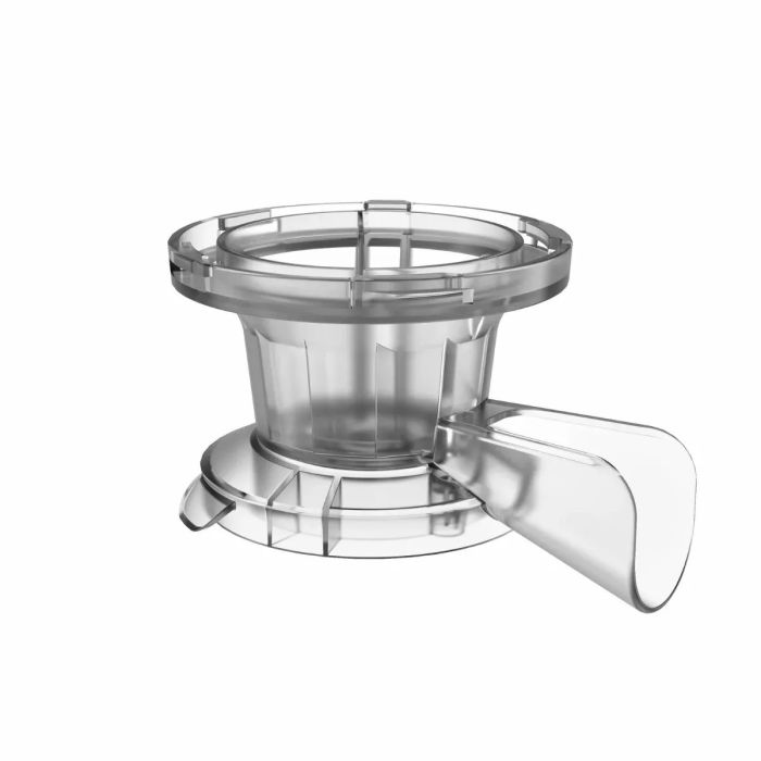 Соковыжималка Tefal Ultra Juice шнековая 200Вт, чаша-6л, жмых-0.8л, пластик, серебристо-черный