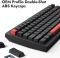 Клавиатура механическая Lemokey  X4 84Key, Keychron Red, USB-A, QMK/VIA, EN/UKR, Red led, чорний