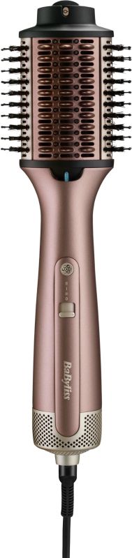 Фен-щетка Babyliss Air Power Volume, 1000Вт, режимов-2, дифузор, иониз-я, хол. обдув, розовый