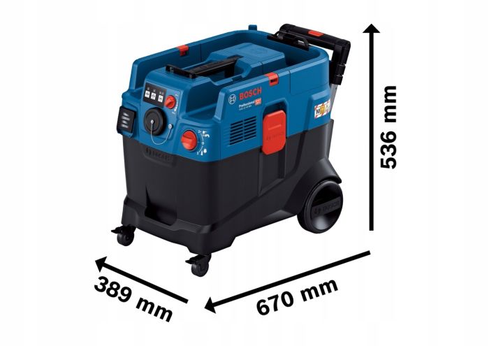Пилосос професійний Bosch Professional GAS 12-40 MA 1200Вт 230мБар контейнер 40л 14.1кг