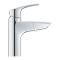 Змішувач для раковини Grohe Eurosmart довж. виливу - 107мм, неповоротний, поворотний, 1 важіль, хром