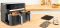 Мультипечь Tefal Dual EasyFry&Grill AirFryer, 2700Вт, чаша-5.2/3.1л, сенсорное управл., 2 чаши, гриль, пластик, черный