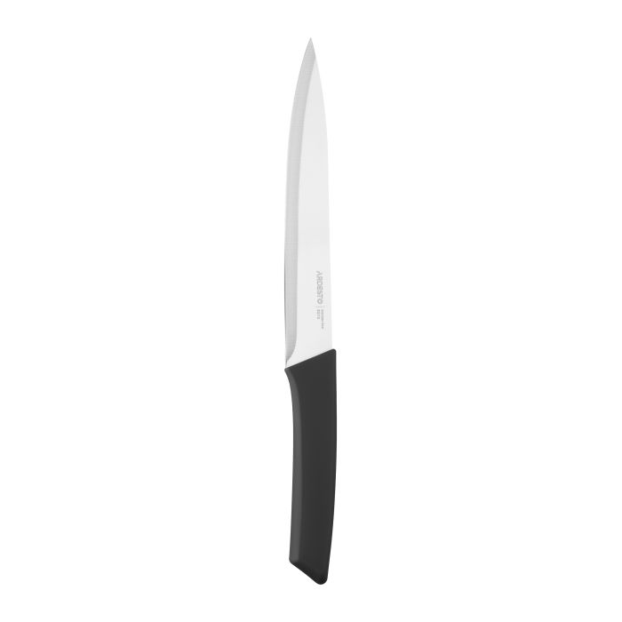 Кухонный нож слайсерный Ardesto Gemini Gourmet, 20.5см, нержавеющая сталь, пластик, черный