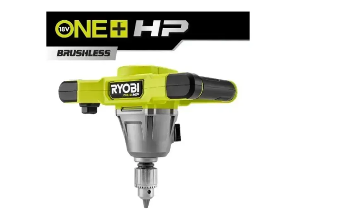 Міксер будівельний акумуляторний Ryobi ONE+ HP RPM18X-0 18В 800об/хв 6 рівнів швидкості плавний пуск 3.1кг без АКБ та ЗП