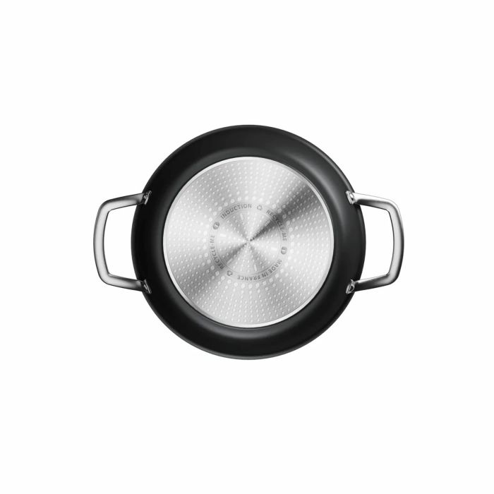 Сотейник Tefal Excellence+, з кришкою, 24см, алюміній, скло, бакеліт, чорний