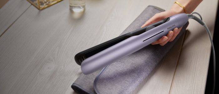 Випрямитель Philips 7000 Series, темп.режимов-12, 120-230С, пластины с аргановым маслом, чехол, керамика, фиолетовый
