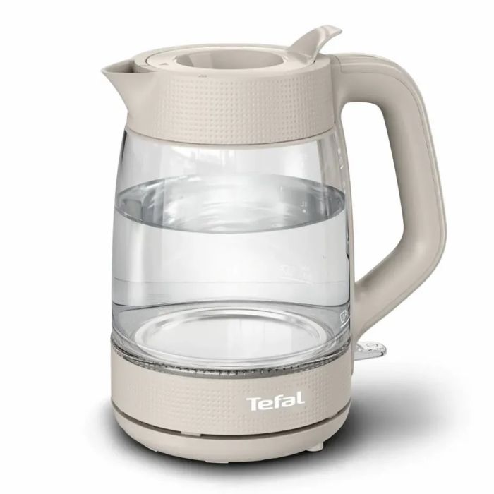 Электрочайник Tefal Morning Glass Kettle, 1.7л, стекло, с подсветкой, бежевый