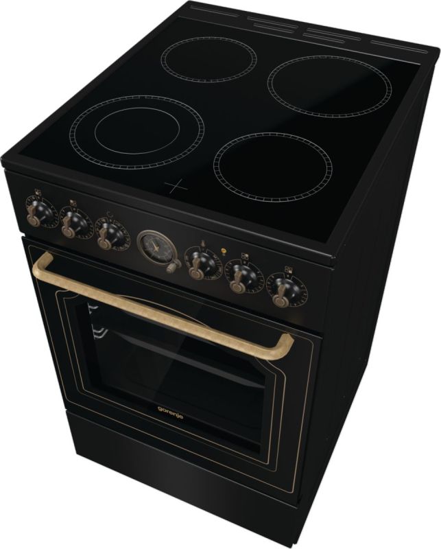 Плита Gorenje электрическая стеклокерамическая, 70л, ExtraSteam,  50x60см, черный