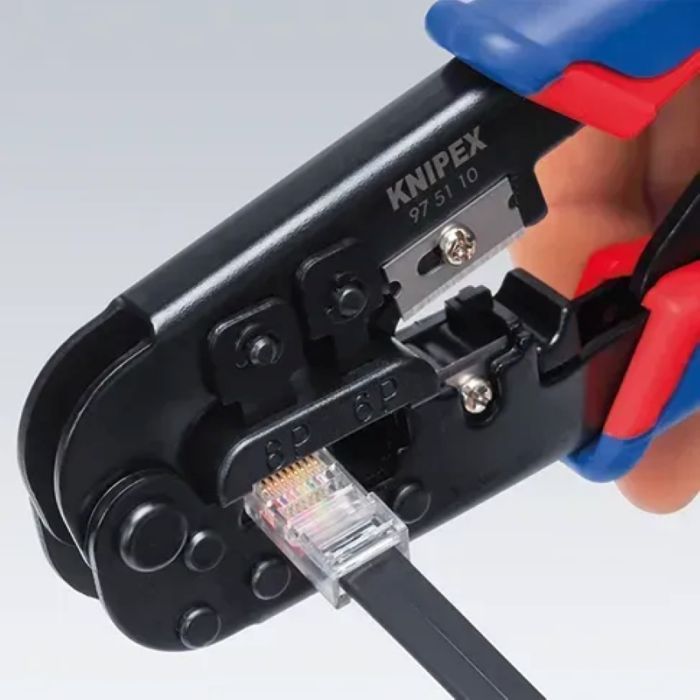 Кліщі обтискні KNIPEX Western, для обтиску наконечників 190мм 0.340кг