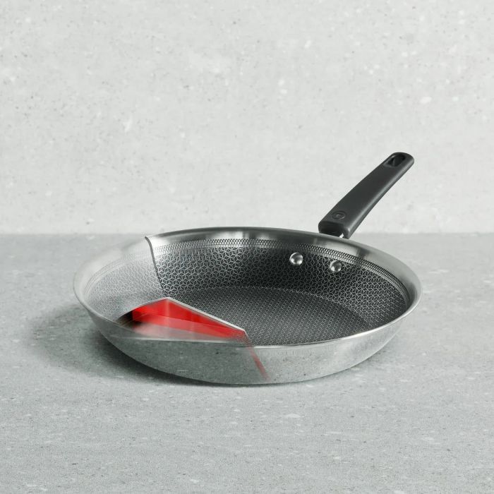 Сковорода Tefal Emotion+ Power, 28см, нержавіюча сталь, серцевина-алюміній, хромована сталь, бакеліт