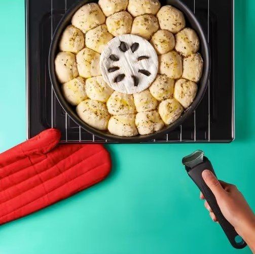 Набор посуды Tefal Ingenio Daily Chef, сменная ручка, 8 предметов, алюминий, бакелит, силикон, стекло, черный