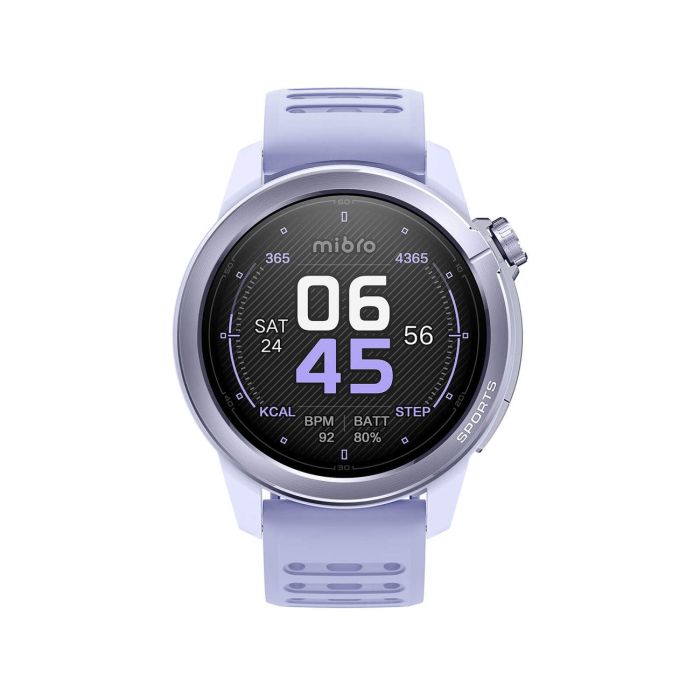 Смарт-годинник Mibro GS Active 2 46мм, 1.32", 466x466, AMOLED, BT 5.3, GPS, 5 ATM, ліловий
