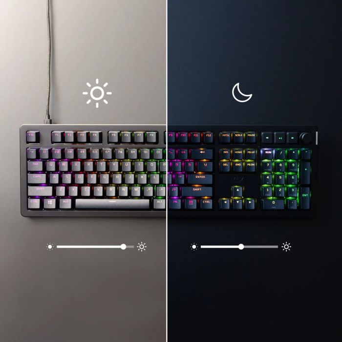 Клавиатура механическая HyperX Alloy Rise 106key, Red, USB-A, EN/UA, RGB, черный