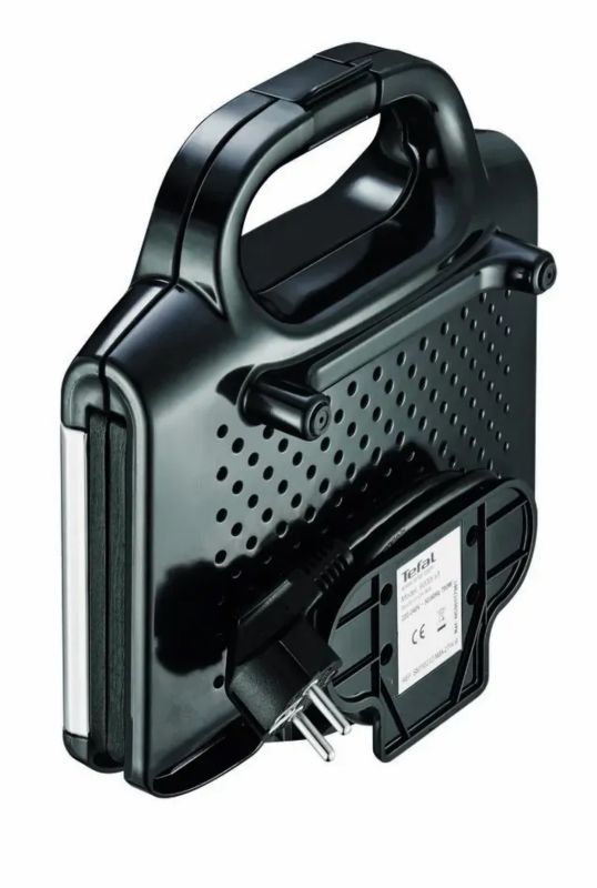Сендвічмейкер Tefal Ultracompact 700Вт, 1 пластина-сендвіч, корпус-нержав.сталь/пластик, чорний
