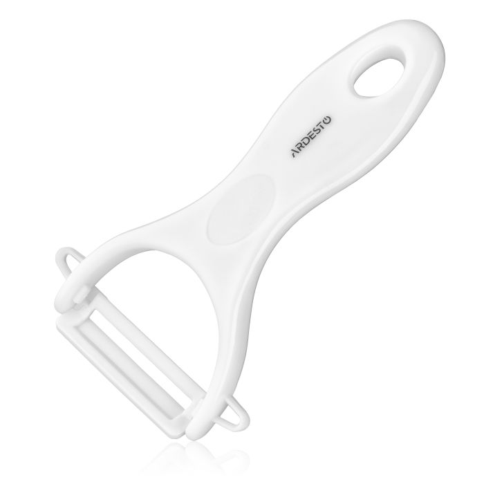Овощечистка керамическая Ardesto Fresh, керамика, пластик, белый