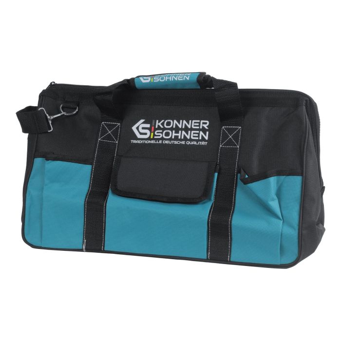 Набор из трех аккумуляторных инструментов Konner&Sohnen KS RHAGD 20V SET 3 20В дрель, шлифмашина угловая, перфоратор, быстрый ЗУ 4.5А акб 2х4А·час сумка 7.5кг