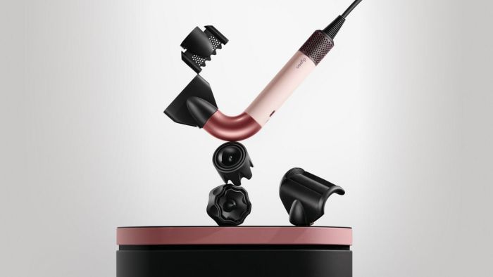 Фен Dyson HD18 Supersonic R Ceramic Pink/Rose Gold, 1700Вт, режимов-4, ионизиция, хол. обдув., розовый